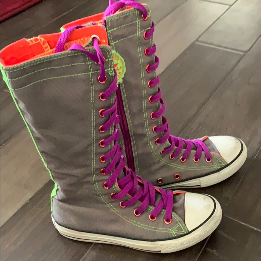 COPY - Converse custom high top with zipper - girls